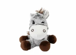 Pluche Knuffels|Knuffel Ezel H18cm - stof - grijs