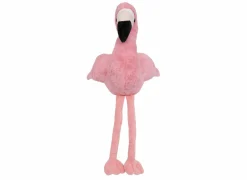 Knuffel Flamingo H59cm - stof - roze- Pluche Knuffels