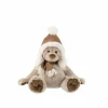Kerstdecoratie|Pluche Knuffels|Knuffel Kerst H30cm - stof - bruin