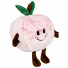 Knuffel Perzik H20cm - stof - peachy roze- Pluche Knuffels