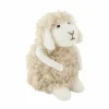 Cosy & Trendy Knuffel Schaap Curly  13x11x17cm - textiel - natuur- Decoratieve Accessoires|Pluche Knuffels