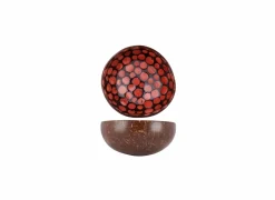 Kom Cocosbowl Ø14cm - kokos - roze- Sla- & Sauskommen|Fruitschalen