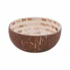 Kom Cocosbowl Ø14cm - kokos - bruin- Sla- & Sauskommen|Fruitschalen