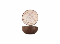 Kom Cocosbowl Ø14cm - kokos - bruin- Sla- & Sauskommen|Fruitschalen