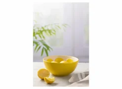 Kom World Foods Citroen Ø16cm - keramiek - geel- Sla- & Sauskommen|Fruitschalen