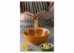 Sla- & Sauskommen|Fruitschalen|Kom World Foods Sinaasappel Ø21,5cm - keramiek - oranje