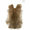 Dierenhuiden & Vachten|Dierenhuiden & Vachten|Konijnenvacht 34x45cm - grijs & bruin