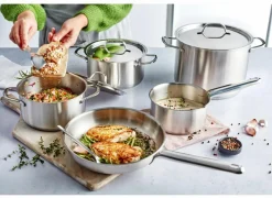 Demeyere Kookpotten|Kookpot Resto 3  Ø14cm 1L - roestvrij staal -