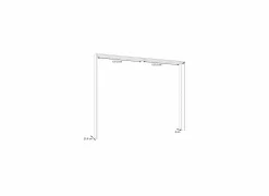 Kranslijst voor kleerkast Dalate 270cm- Kastaccessoires