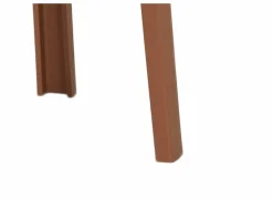 Tuinstoelen|Krukje|Kruk June 43,5x44,5x55,5cm - polyethyleen - terracotta