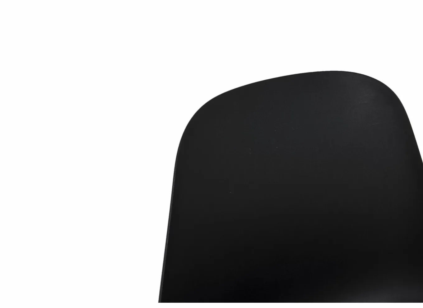 Perfecta Keukenstoelen|Eetkamerstoelen|Kuipstoel Claudio 44x53,5x80,5cm - staal/polypropyleen - zwart