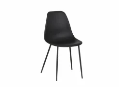 Eetkamerstoelen|Kuipstoel Goy 46x52,5x82,5cm - polypropyleen - zwart