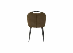 Eetkamerstoelen|Kuipstoel ST2005  55x60x87,5cm - stof - mosgroen