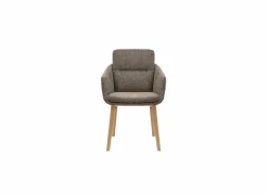 Eetkamerstoelen|Kuipstoel Suya 59x69,5x87cm - polyestervezel - taupe