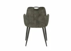 Kuipstoel 58,5x53x87,5cm - stof - mosgroen- Eetkamerstoelen|Fauteuils