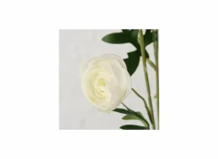 Kunstbloem Ranonkel H53cm - kunststof - wit- Kunstbloemen