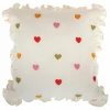 Kussen Amour 40x40cm - katoen & polyester - wit- Kussens|Kussens
