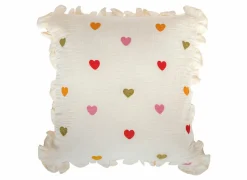 Kussen Amour 40x40cm - katoen & polyester - wit- Kussens|Kussens