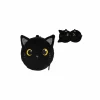 Kussen Black Cat met slaapmasker - stof - zwart- Kussens|Bedaccessoires