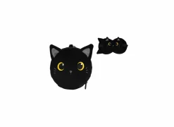 Kussen Black Cat met slaapmasker - stof - zwart- Kussens|Bedaccessoires