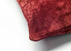 Kussen Chloe 50x50cm - stof - merlot- Kussens|Kussens