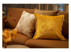 Kussens|Kussen Clemence 45x45cm - stof - almond buff