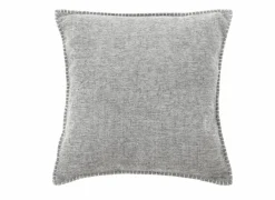 Tiseco Kussen Damian 45x45cm - stof - cool grey- Kussens|Kussens