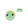 Kussen Hello Dino met slaapmasker - stof - groen- Kussens|Bedaccessoires