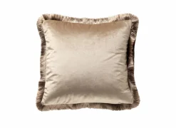 Kussens|Kussen Jeanette 45x45cm - stof - bruin