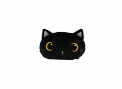 Kussens|Kinderdecoratie|Kussen Kat - stof - zwart