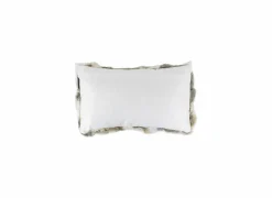 Mars & More Herfstdecoratie|Kussens|Kussen Konijn  50x30cm - konijnenvacht - bruin/wit