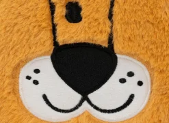 Kussen Luipaard 30x30cm - polyester - oranje- Kussens|Pluche Knuffels