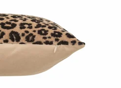 Kussens|Kussens|Kussen Lynra 40x40cm - polyester - zwart & bruin