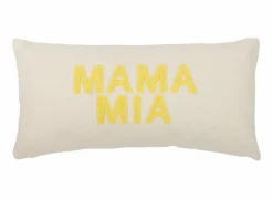 Cosy & Trendy Kussens|Kussen Mama Mia 50x25cm - katoen - geel