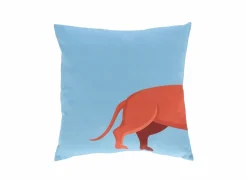 Kussen Outdoor Teckel 49x49cm - stof - multicolor- Tuindecoratie|Kussens