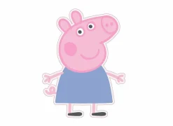 Kussen Peppa Pig Shaped 23x34cm - polyester/velboa - multicolor- Kussens|Kinderdecoratie