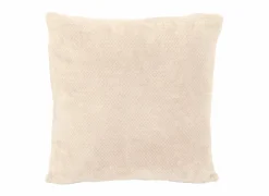 Tiseco Kussen Pippa 45x45cm - flanel - ivoor- Kussens|Kussens