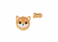 Kussen Shiba met slaapmasker - stof - geel- Kussens|Bedaccessoires