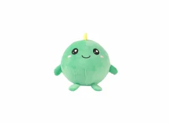 Kussen Squishy Hello Dino Ø13cm - stof - groen- Kussens|Kinderdecoratie
