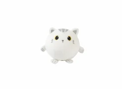 Kussen Squishy White Cat Ø13cm - stof - wit- Kussens|Kinderdecoratie