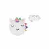 Kussen Unicorn met slaapmasker - stof - wit- Kussens|Bedaccessoires