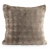 Tiseco Kussen Wave 45x45cm - polyester - taupe- Kussens|Kussens