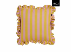 Edelman Kussens|Kussens|Kussen 45x45cm - katoen - roze & geel