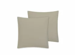 Kussenslopen|Kussensloop Cupido 65x65cm - katoen - zand - set van 2