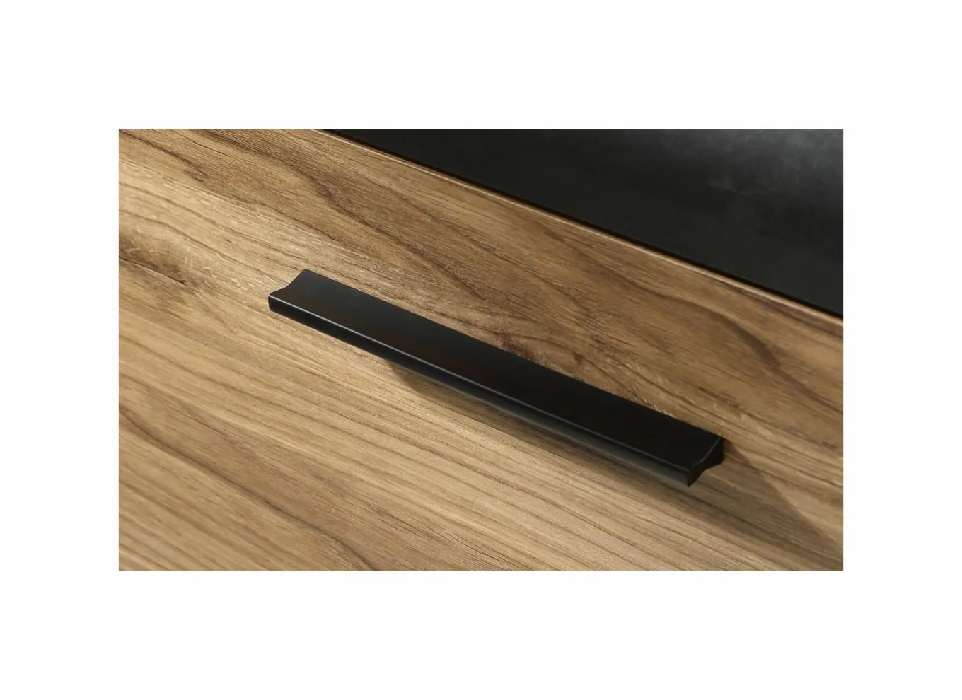 Commode|Commode|Ladekast Dalate 101x41x88,2cm - decor - kastanje eik/mat zwart