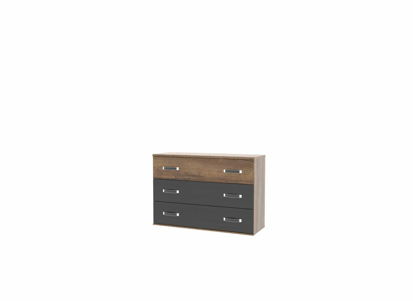 Commode|Commode|Ladekast Dolce 120x41x82cm - decor - mud oak & black oak