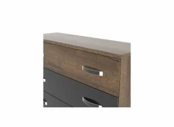 Commode|Commode|Ladekast Dolce 120x41x82cm - decor - mud oak & black oak
