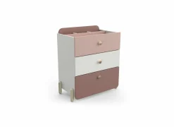 Demeyere Commodes|Ladekast Jade 73x41x82cm - decor - mat roze & mat wit