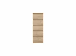 Ladekast Naia 41x50x111cm - melamine - jackson hickory- Commode|Commode