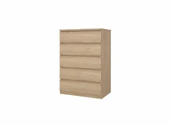 Commode|Commode|Ladekast Naia 77x50x112cm - melamine - jackson hickory